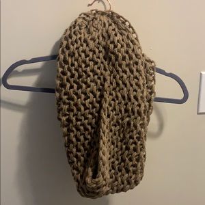 Tan infinity scarf